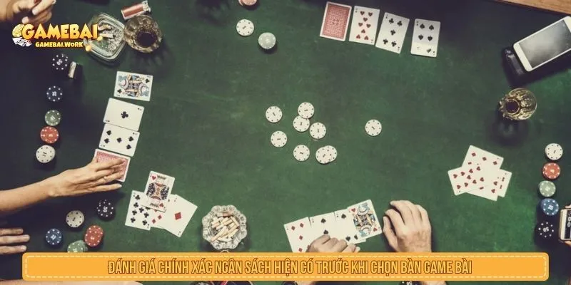 Cách Chọn Bàn Game Bài Đúng Ngân Sách Hiệu Quả Nhất Đánh giá chính xác ngân sách hiện có trước khi chọn bàn game bài