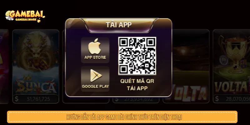 Hướng dẫn tải app game bài chính thức trên điện thoại